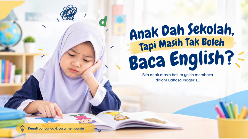 ANAK DAH SEKOLAH… TAPI MASIH TAK BOLEH BACA ENGLISH?