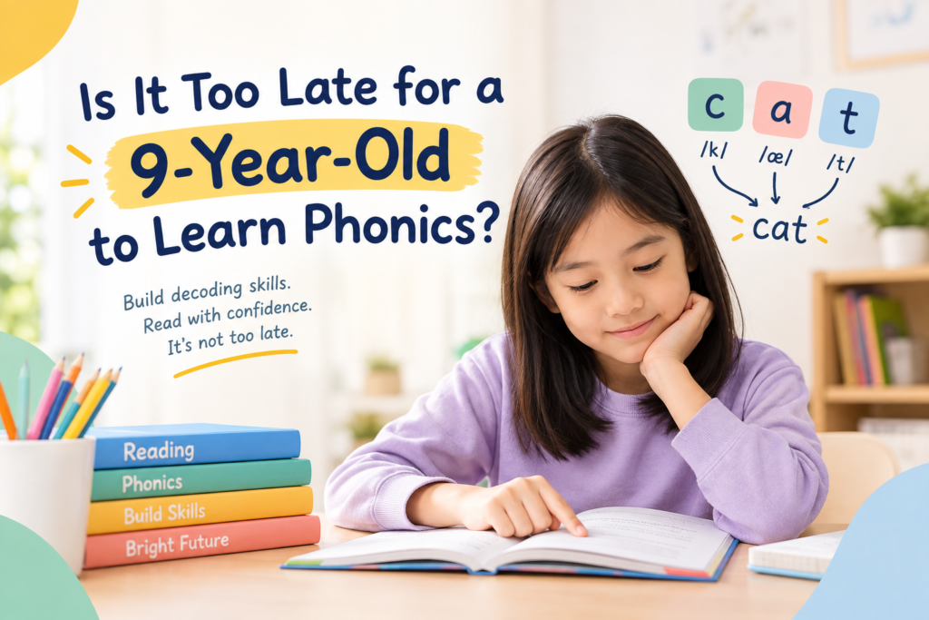 Is It Too Late for a 9-Year-Old to Learn Phonics?