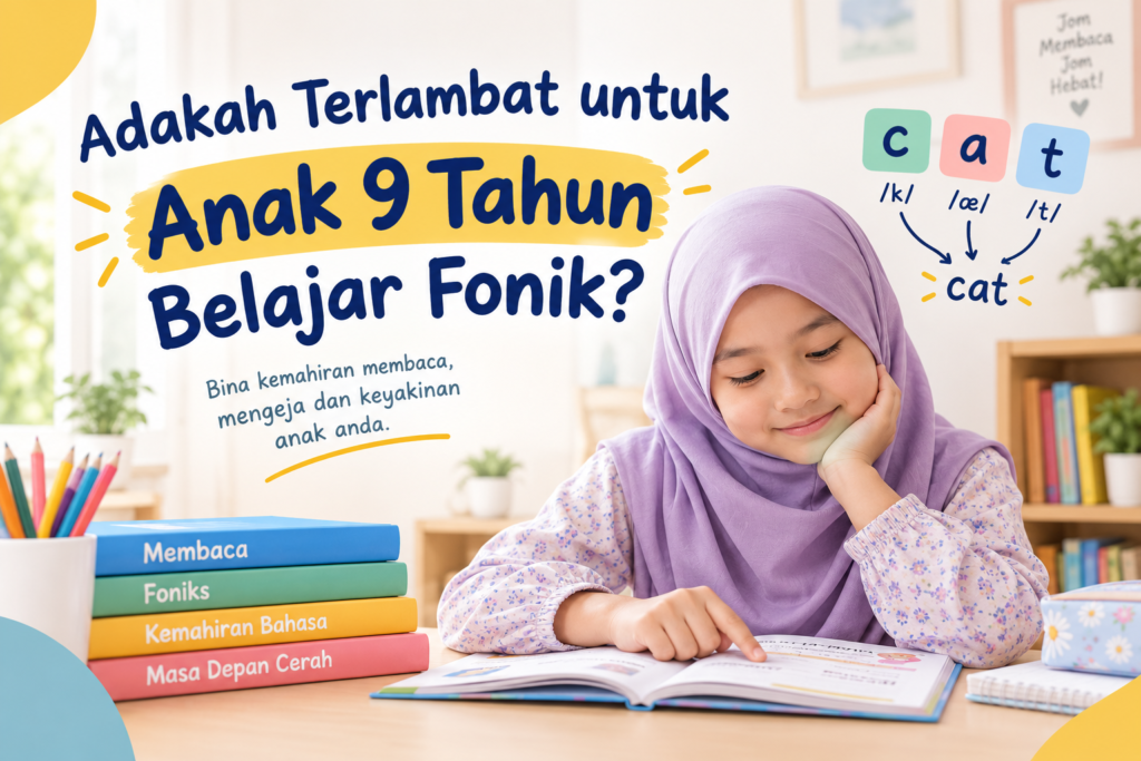 Adakah Terlambat untuk Anak 9 Tahun Belajar Fonik?